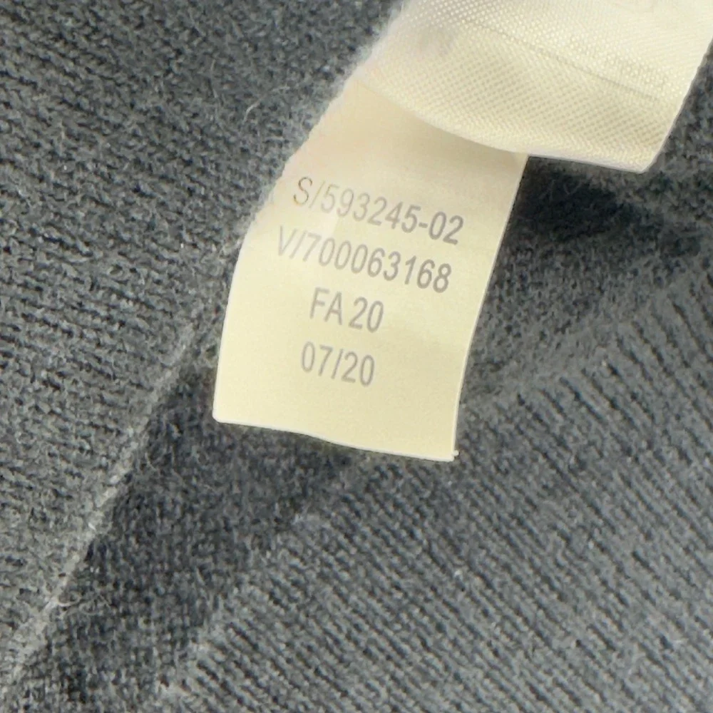 Banana Republic Womens Merino Wool V-Neck Sweater Navy Black M 593245-02